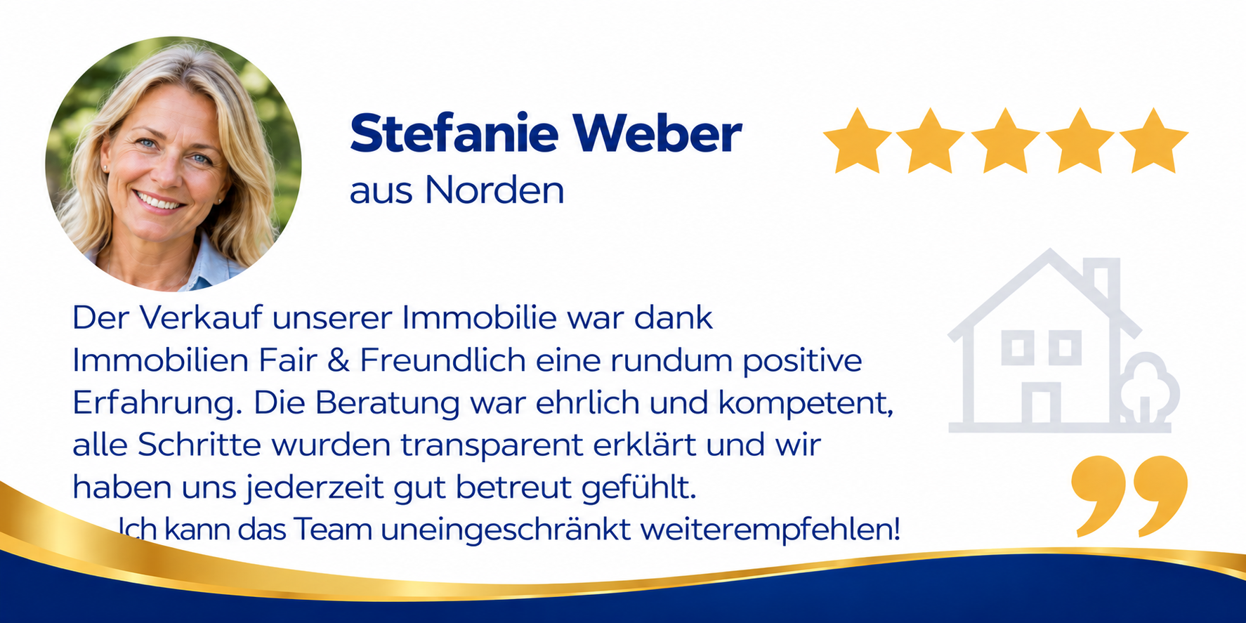 Weitere Kundenstimme zu Immobilien Fair & Freundlich, Grafik 4 von 10