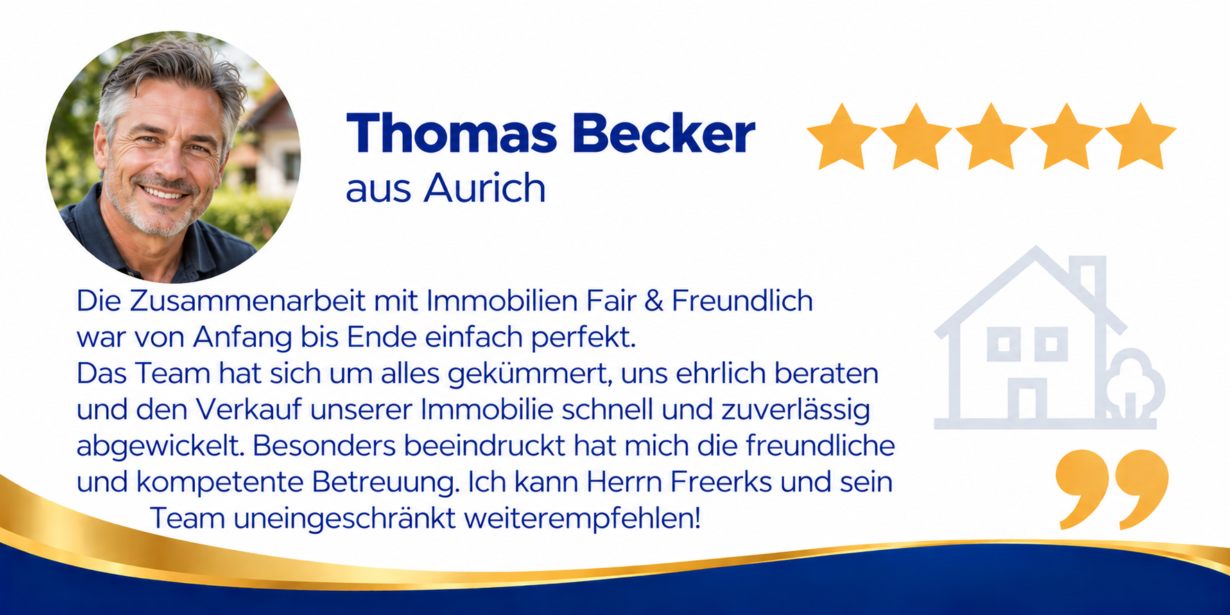 Weitere Kundenstimme zu Immobilien Fair & Freundlich, Grafik 9 von 10