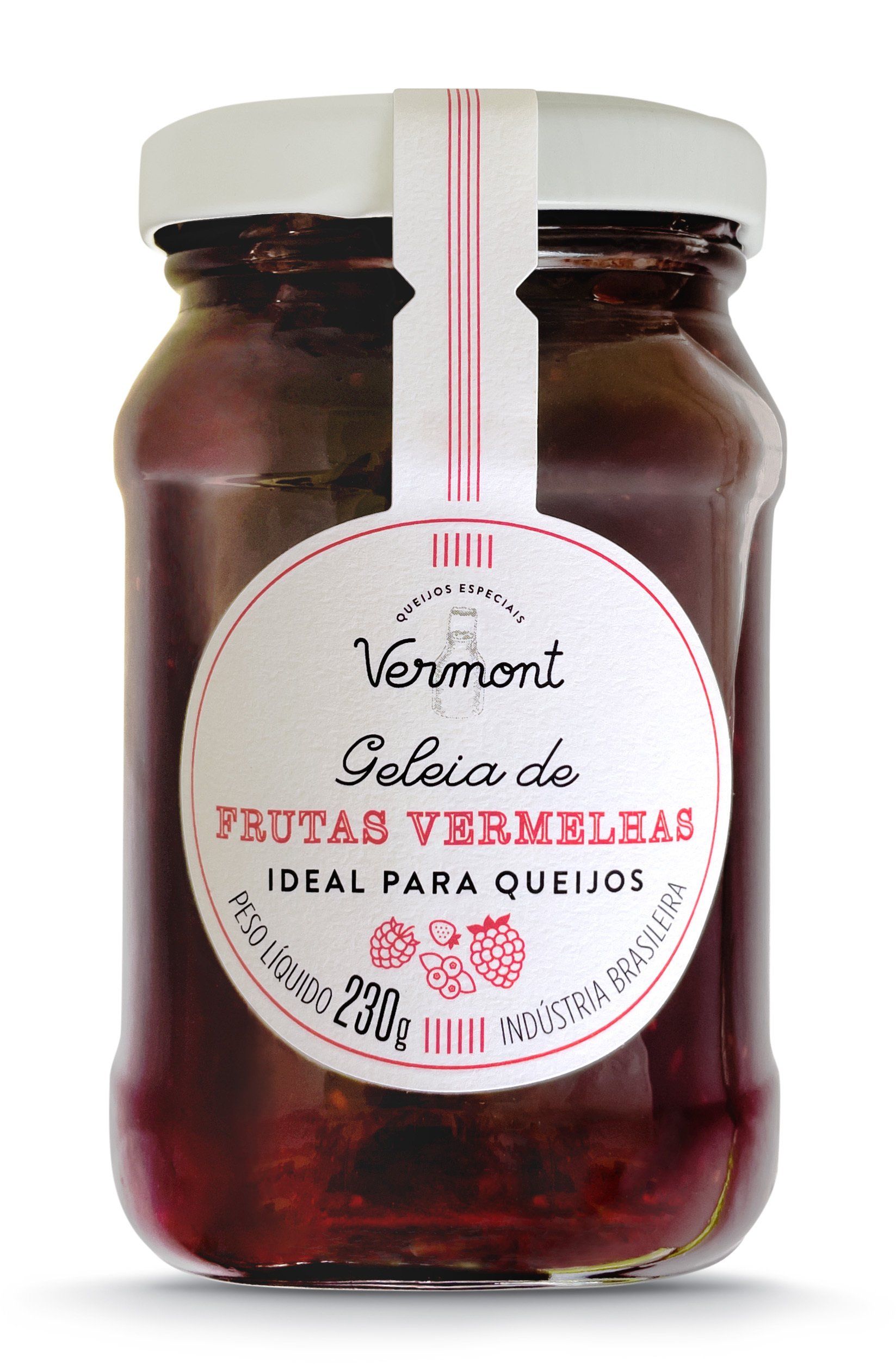 A jar of vermont geleia de frutas vermelhas