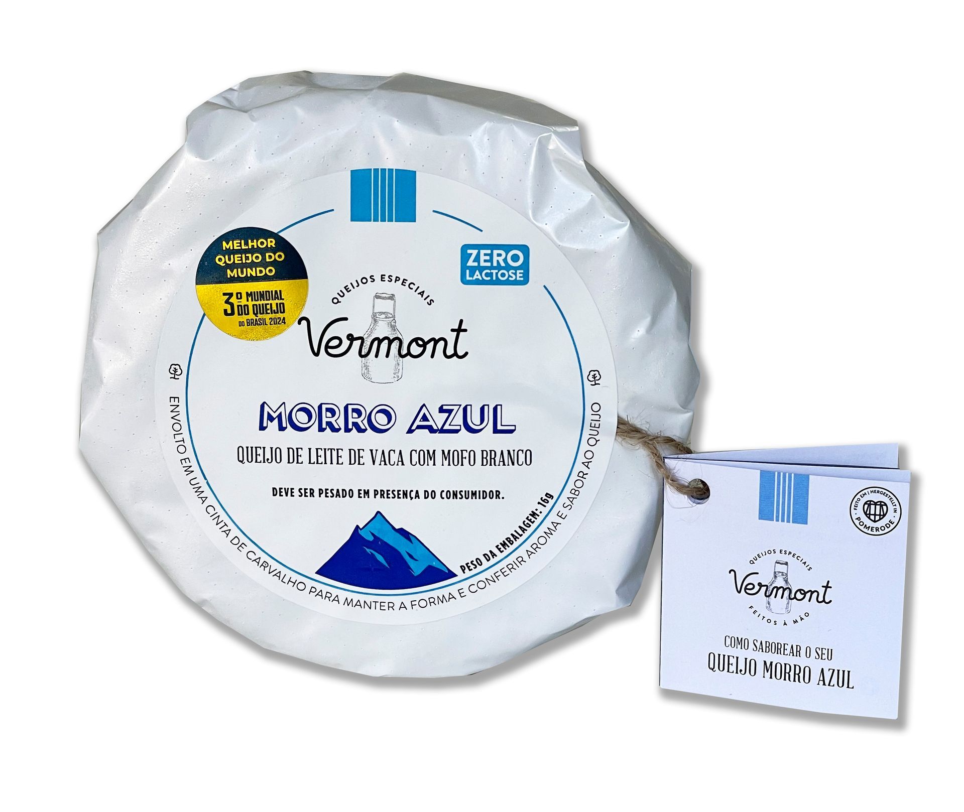Um círculo branco com uma etiqueta que diz Vermont nele