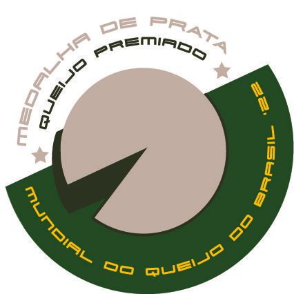 Medalha de prata queijo premiado mundial do queijo do brasil