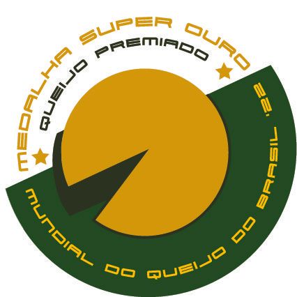 Medalha super ouro queijo premiado mundial do queijo do brasil