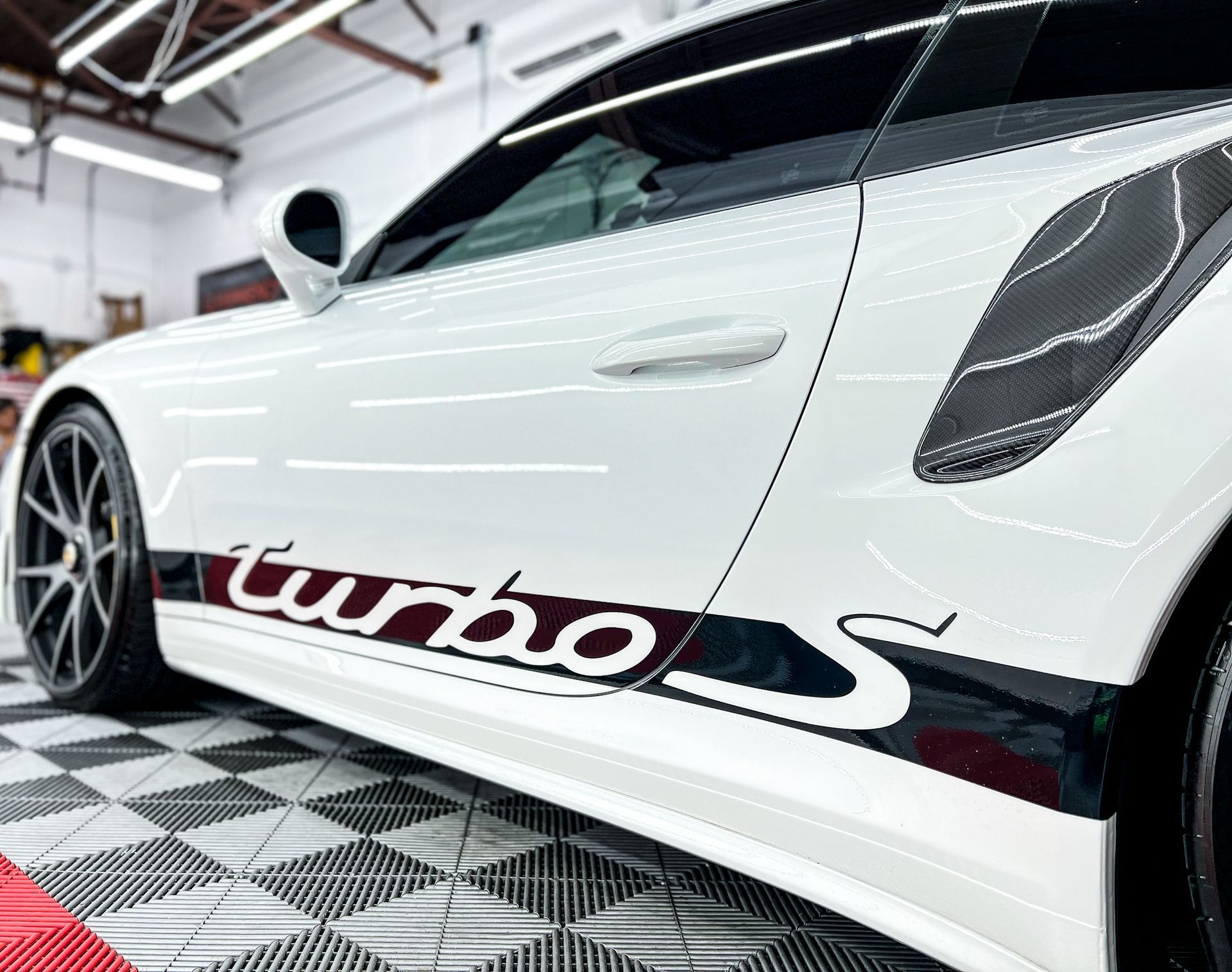 Porsche 911 paint enhancement