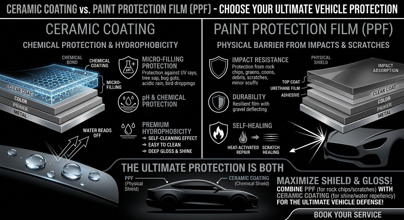 PPF VS Ceramic Coatingn