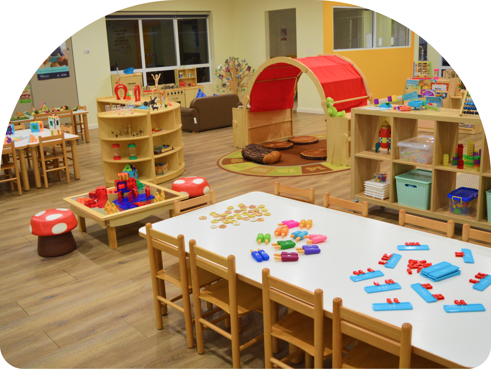 Animal play activity at Kinder Academy