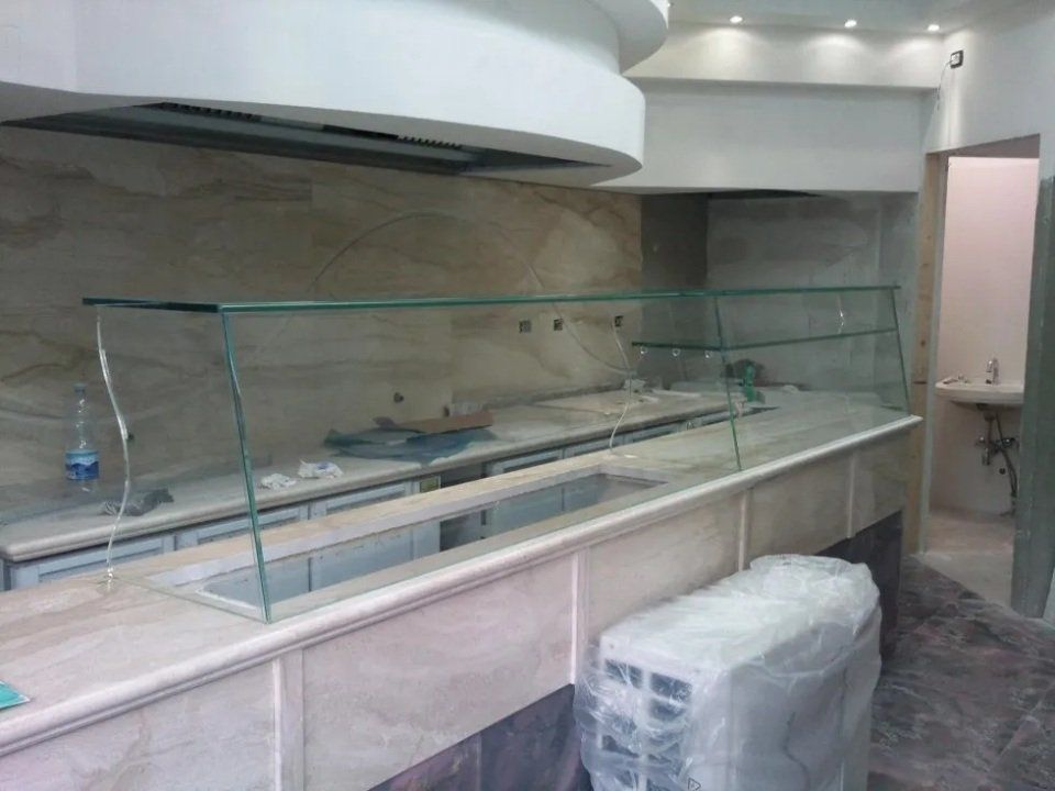 Vetro per cucina ristorante