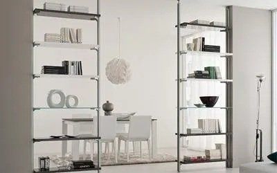 Libreria in vetro