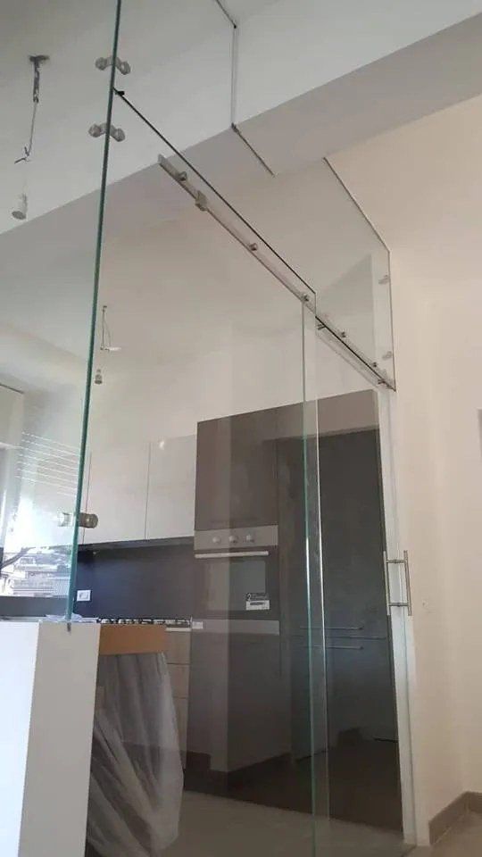 Porta in vetro per cucina