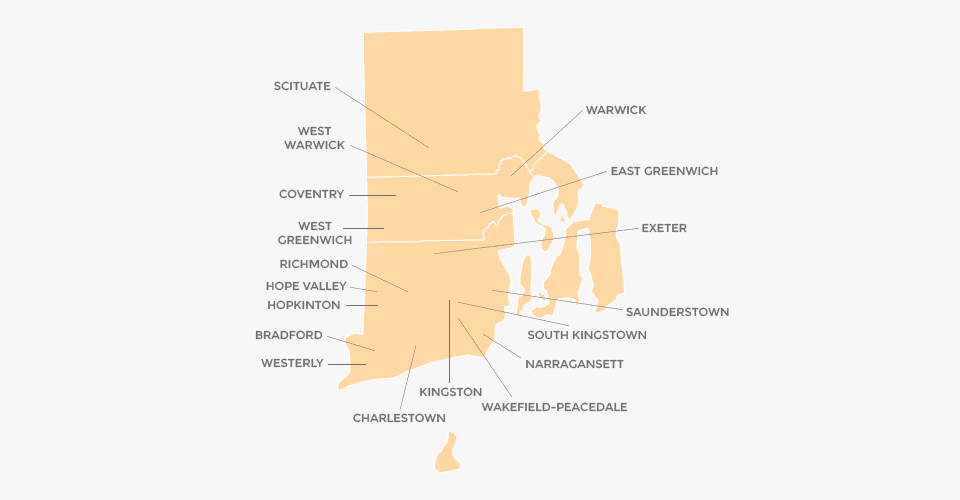 Service areas.