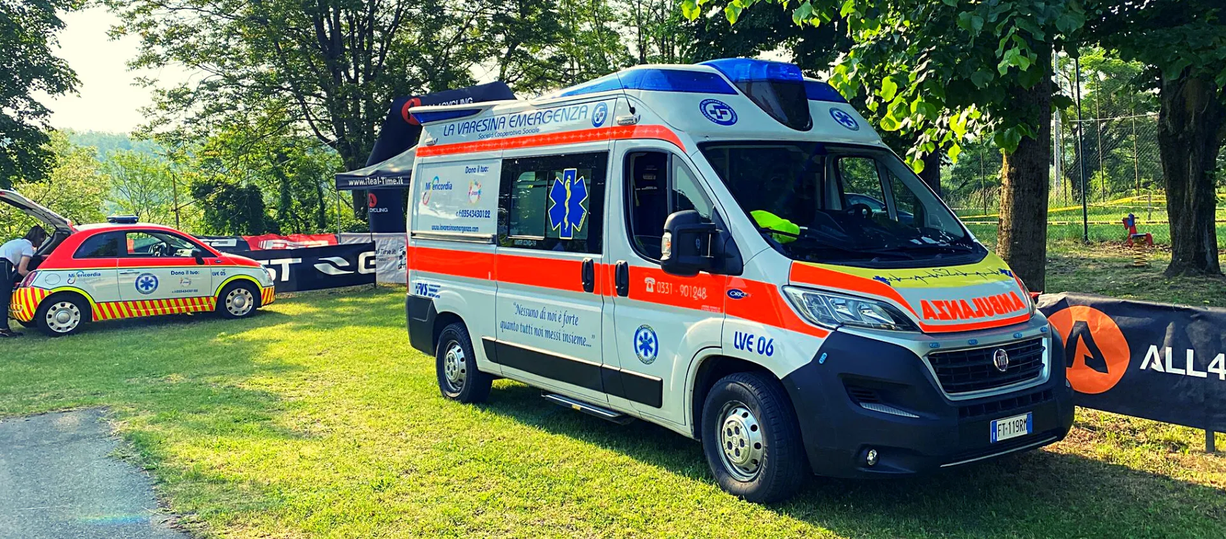 Emergenza trasporti sanitari La Varesina