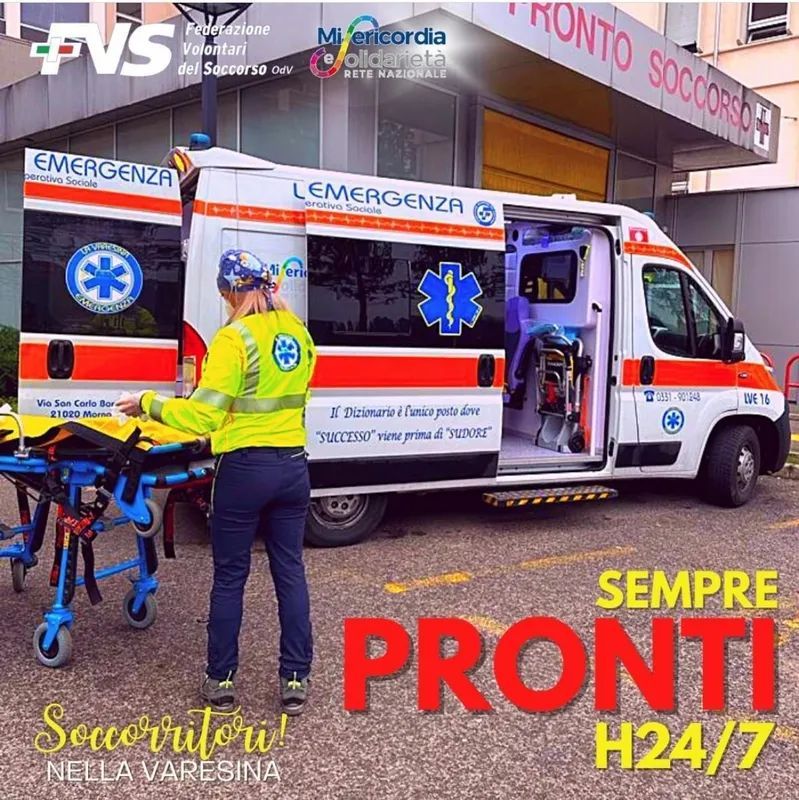 Dimissione ospedaliera con ambulanza privata