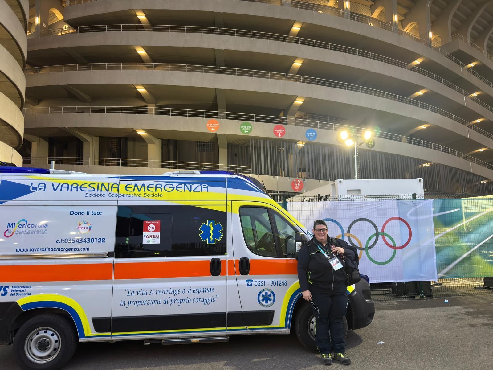 assistenza sanitaria eventi Olimpiadi invernali Cortina 2026 La Varesina Emergenza Montonate (VA)