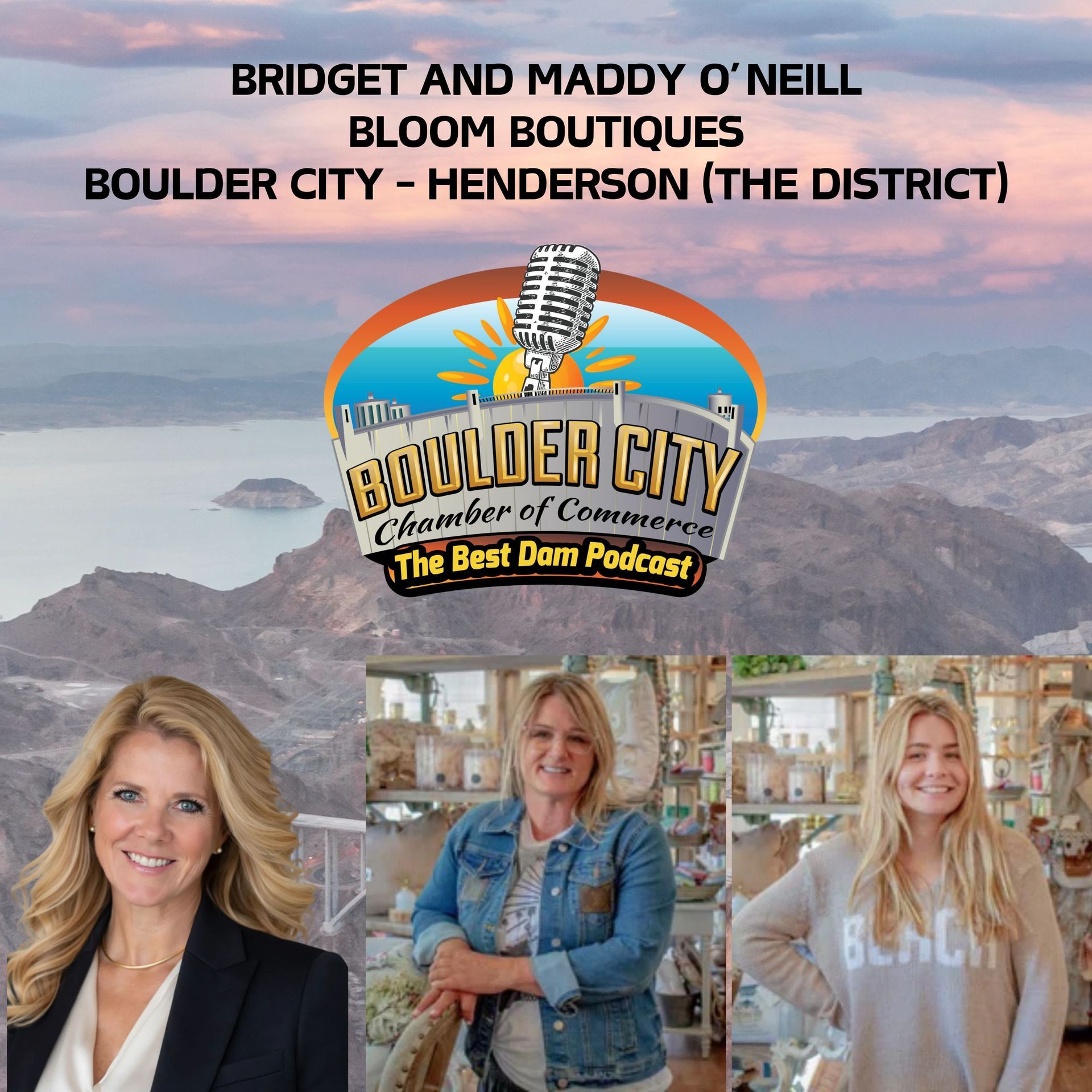 Bloom Boutiques owners Bridget and Maddy O'Neill on The Best Dam Podcast