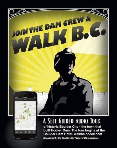 Poster: Man in a miner's silhouette with text 