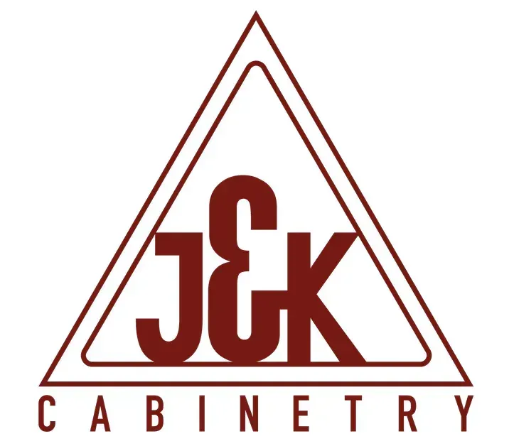 Logo for J&K Cabinetry, featuring the initials