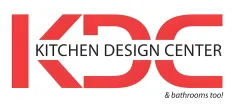 Logo for Kitchen Design Center with red
