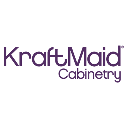 KraftMaid Cabinetry logo in purple.