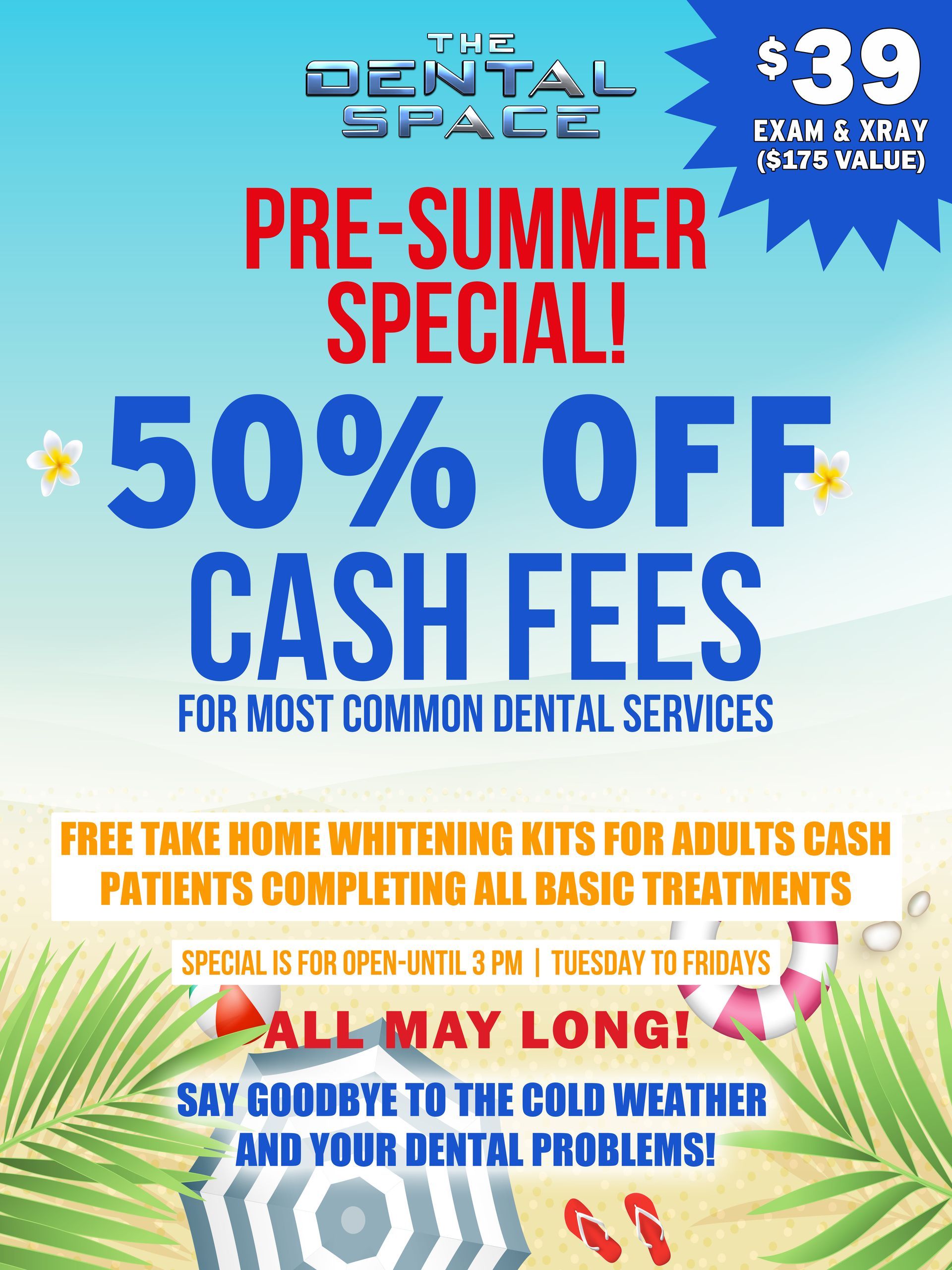 Pre-Summer Smile Makeover Dentist Promotion