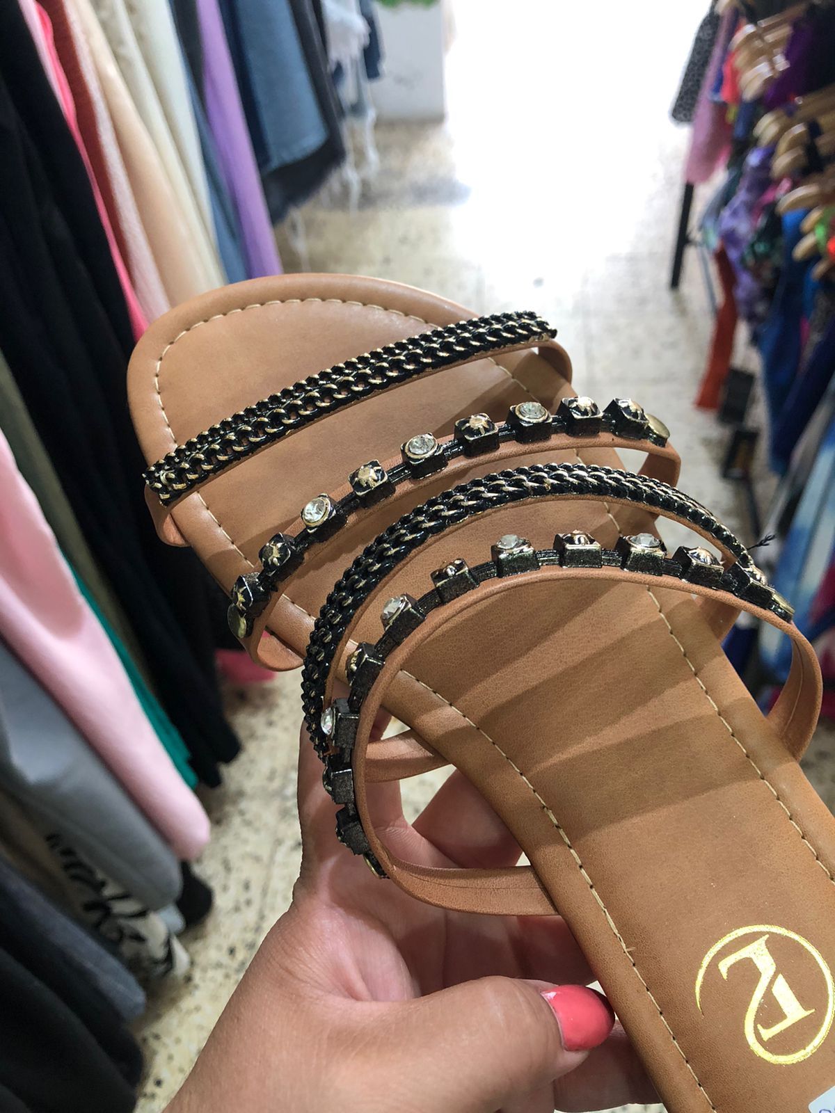 Sandalias cristal