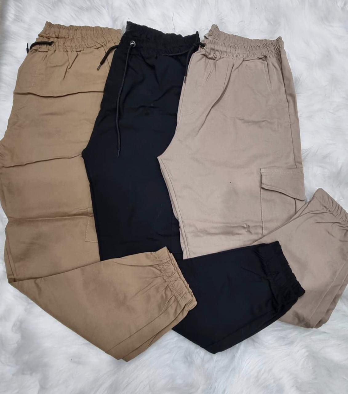 Pantalón Cargo de bengalina