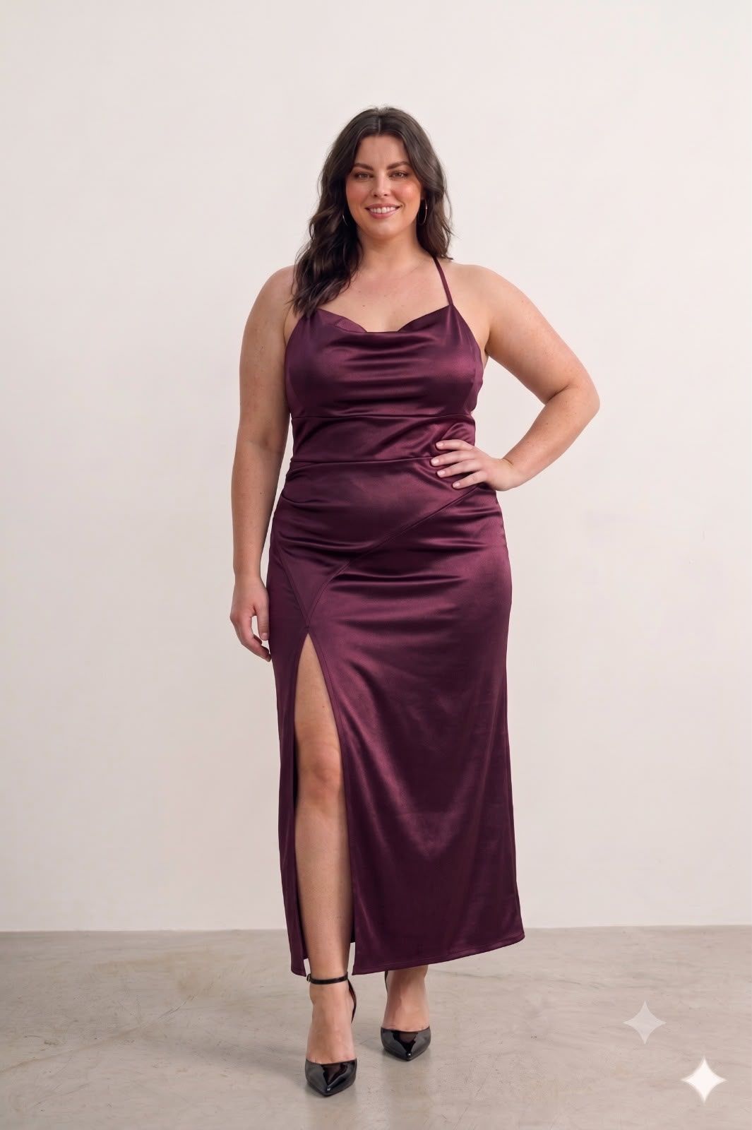 Vestido  de satén