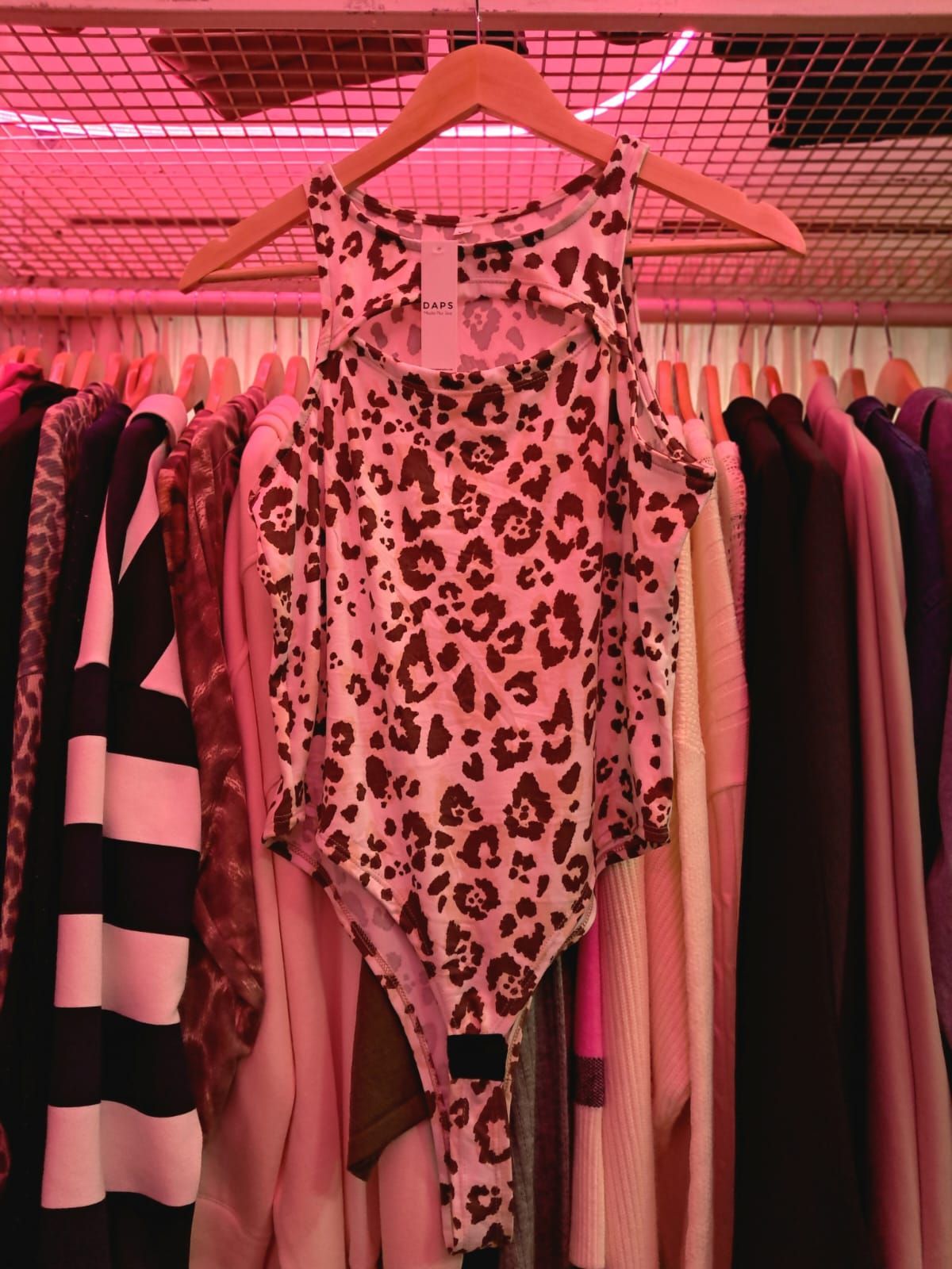 Body de Leopardo Cut-out
