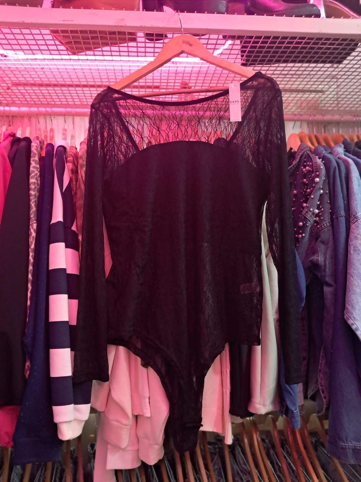 Body de tul y encaje