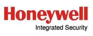 Honeywell Integrated Security logo with red text on a white background.