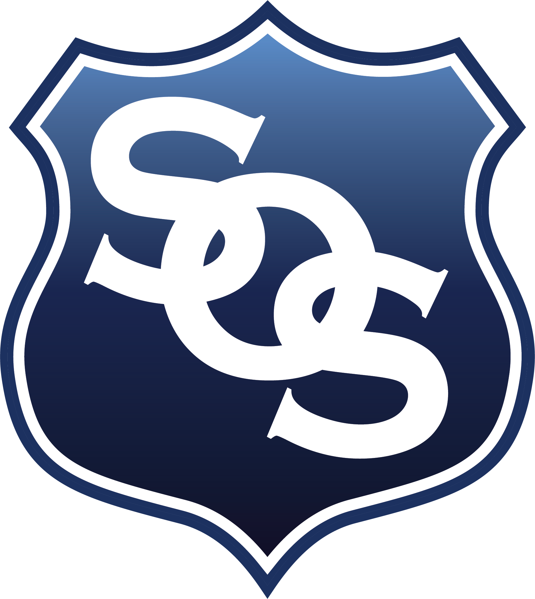 Select One Icon: A blue shield emblem featuring the white overlapping letters