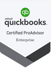 A quickbooks certified proadvisor enterprise logo on a white background.