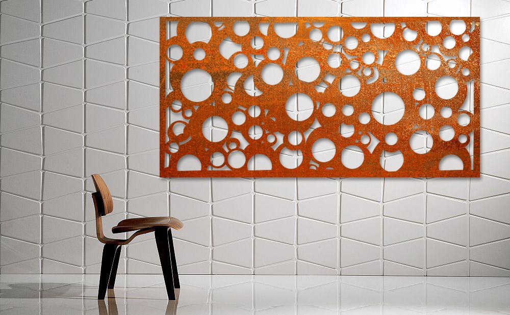 Steel Screen, corten steel, weathering steel, custom screens