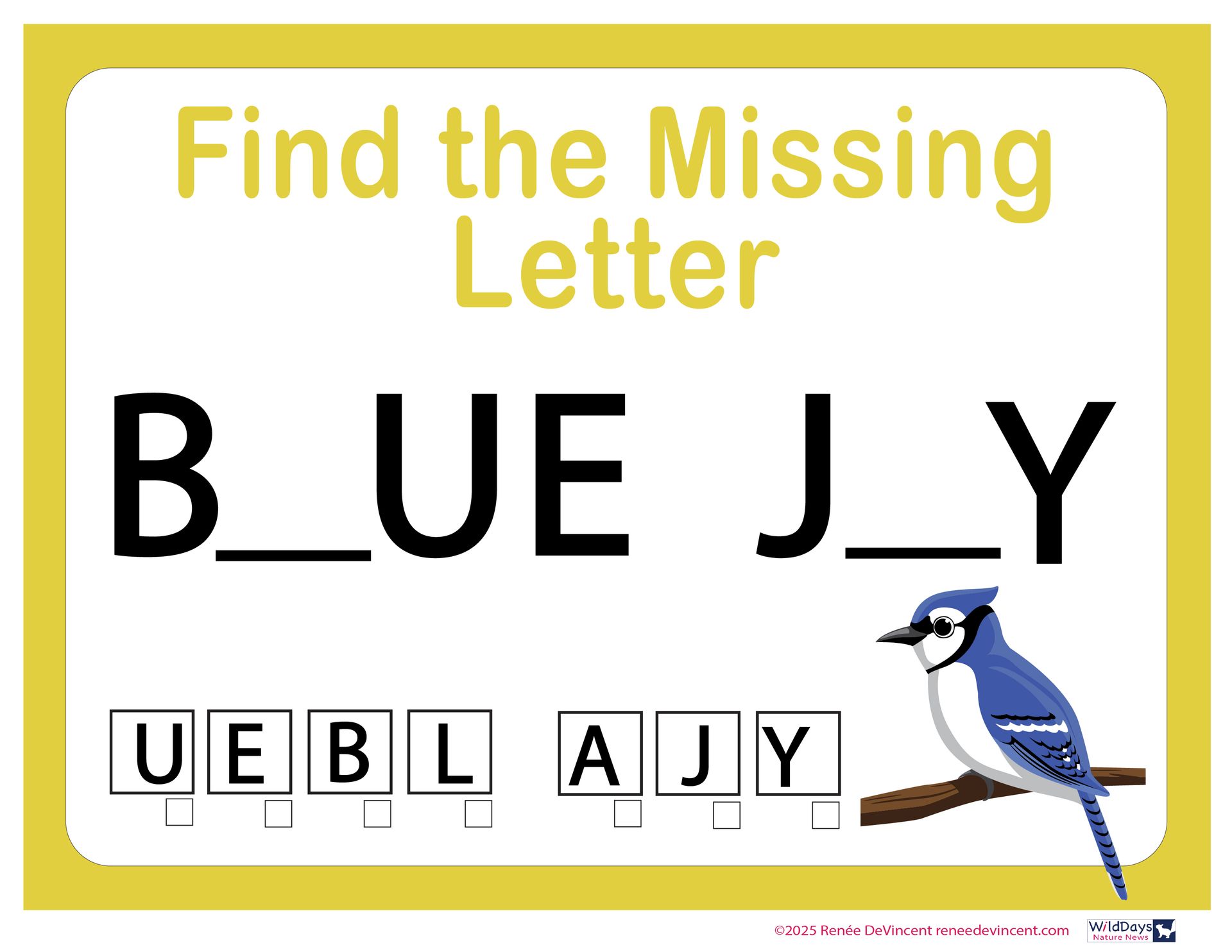 Puzzle: Find the missing letters in 