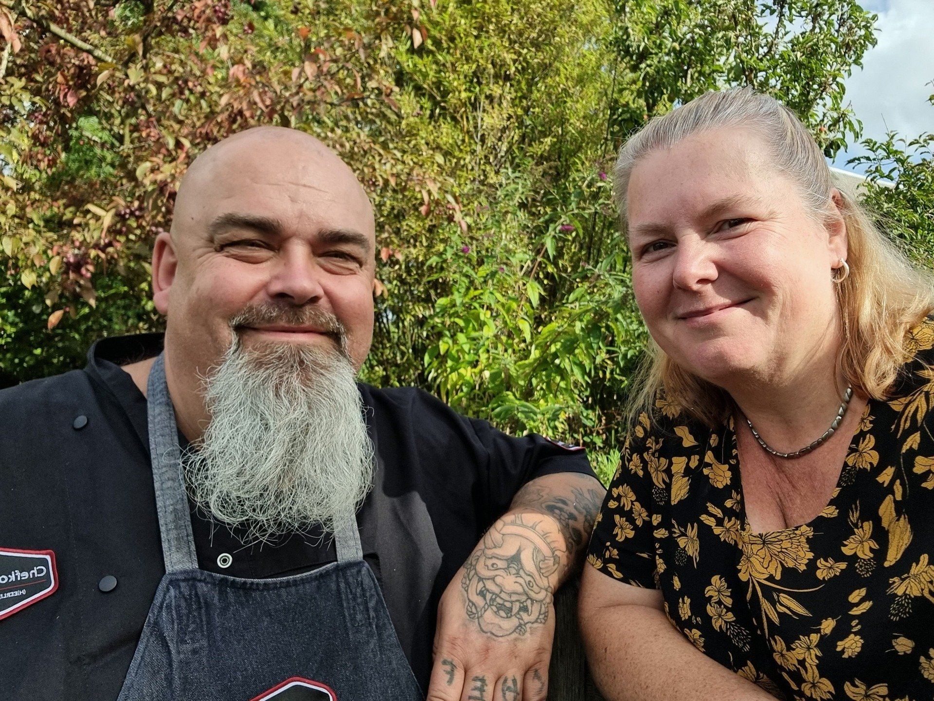 Chefkok Martin en zijn vrouw Mirjam