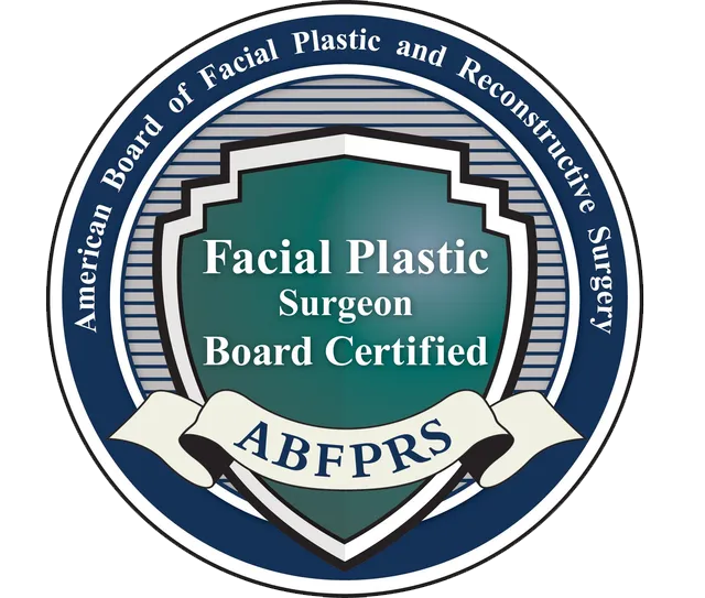 The logo for the american board of facial plastic and reconstructive surgery