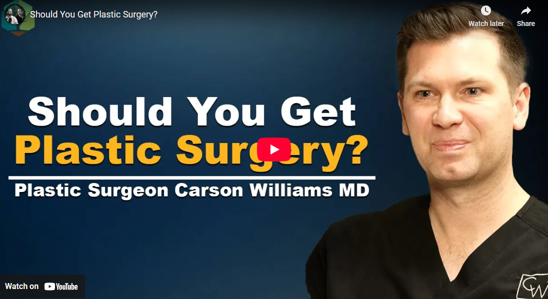 Youtube Thumbnail for Gillett Health podcast titled Should You Get Plastic Surgery