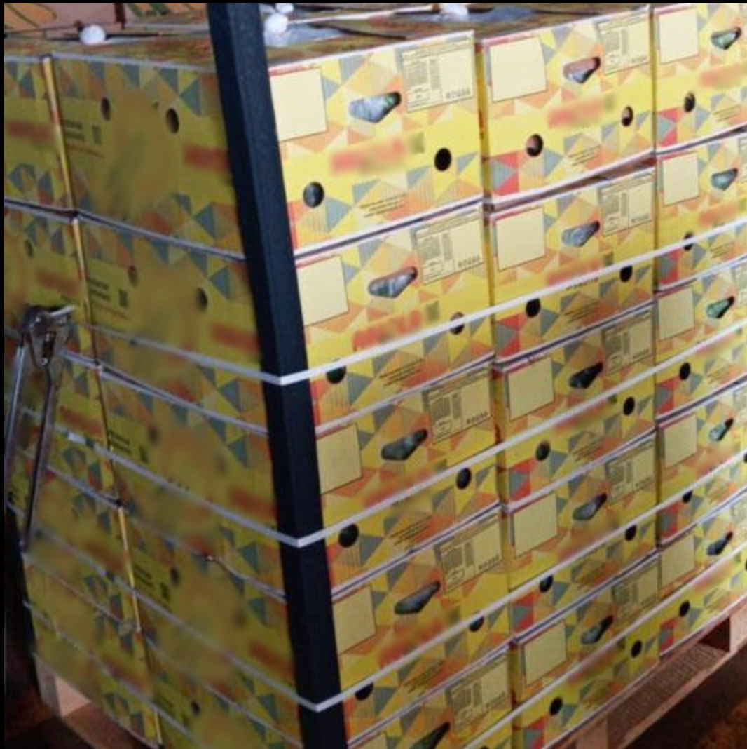 Esquineros plásticos en agroindustria y exportación