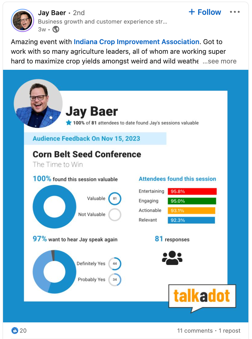Infographic LinkedIn Post