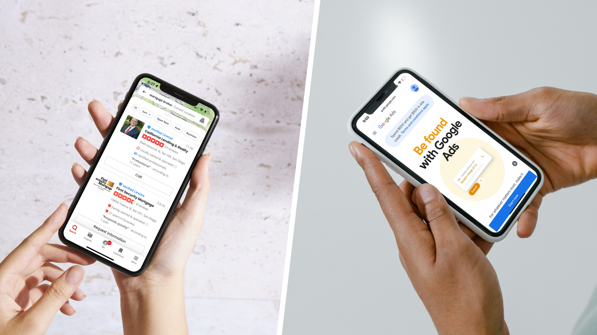 Yelp Ads vs Google Ads