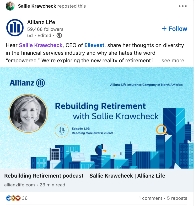 Podcast LinkedIn Post