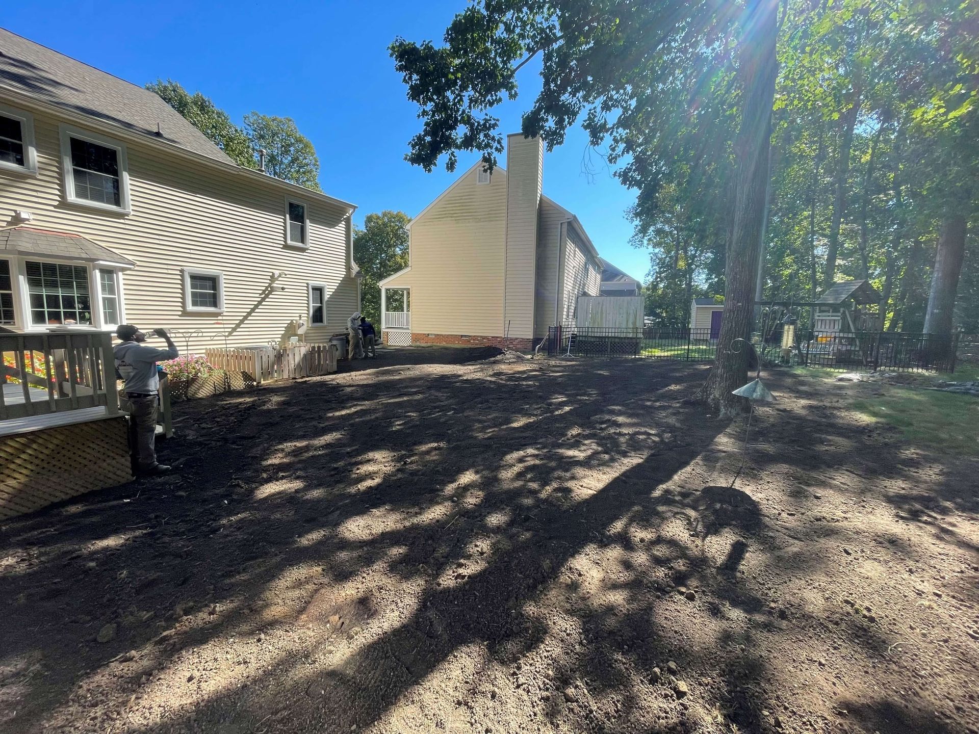 stormwater drainage, dirtwork, sod installation, top soil cultivation