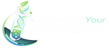 Bootstrap Your Biotech Logo Inverted