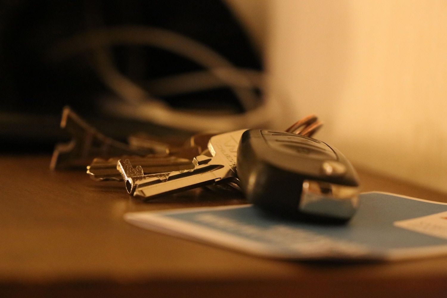 Emergency Locksmith Repairing Door Lock at Night in Nampa, ID