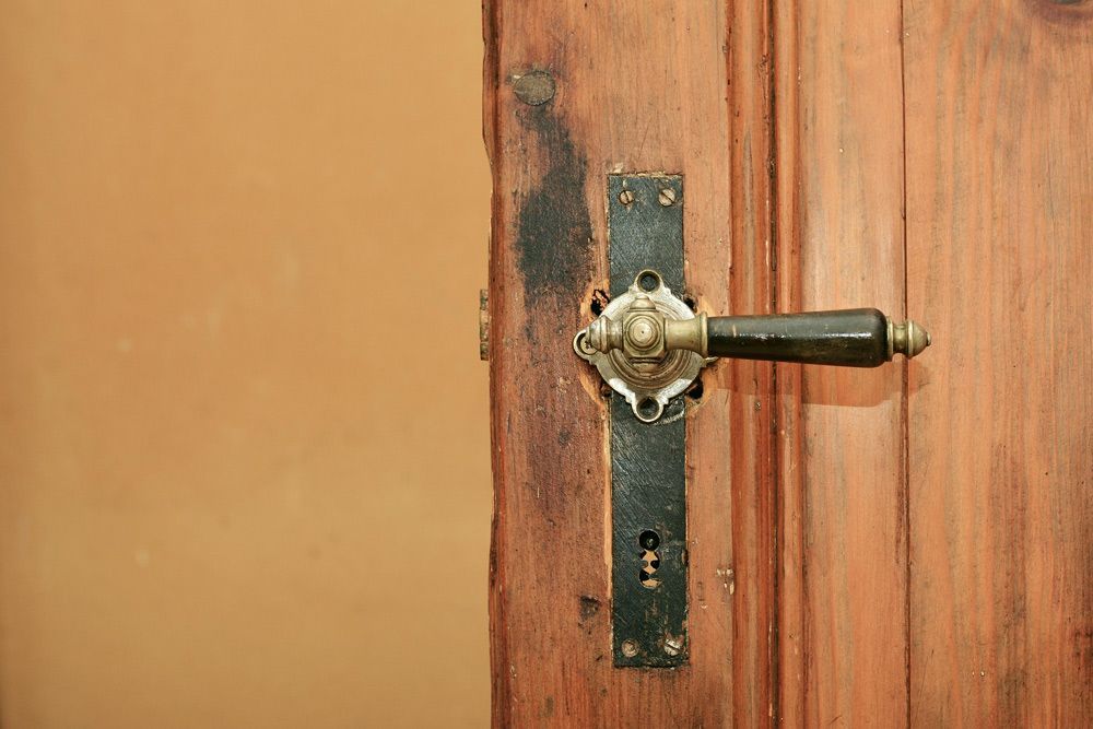 Residential Door with Vintage Lock in Star, ID