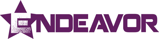 Purple Endeavor logo with a stylized mountain icon above the word “ENDEAVOR”