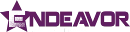 Purple Endeavor logo with a stylized mountain icon above the word “ENDEAVOR”