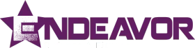 Purple Endeavor logo with a stylized mountain icon above the word “ENDEAVOR”