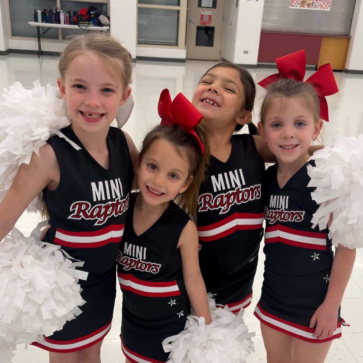 mini dancers posing for photo