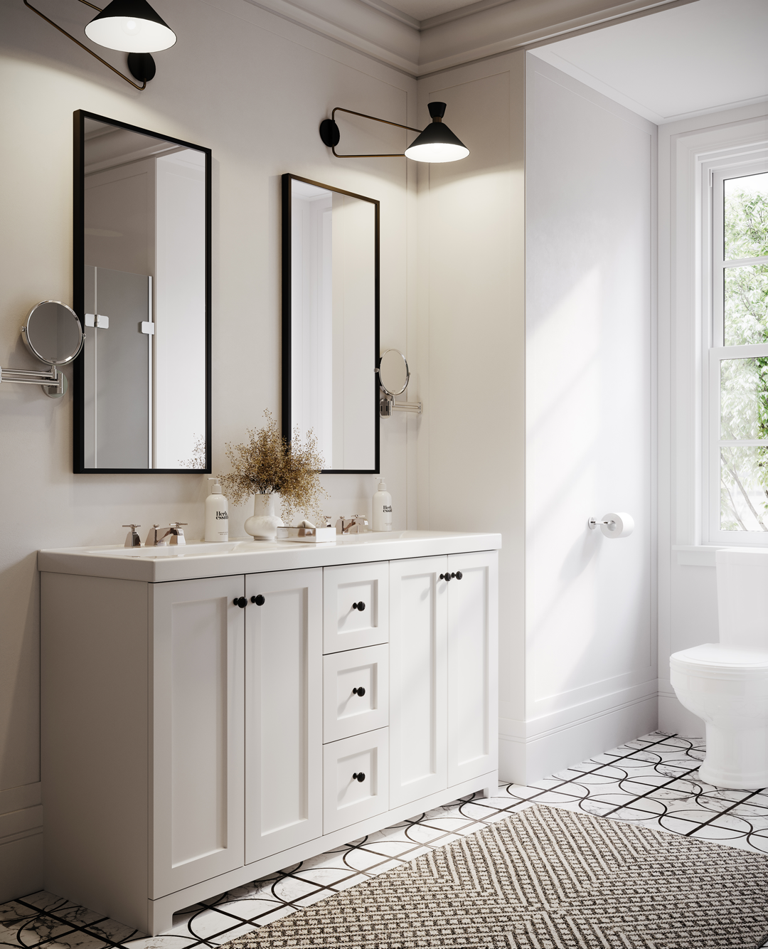 Cabinetsmith Huntsville white shaker vanity