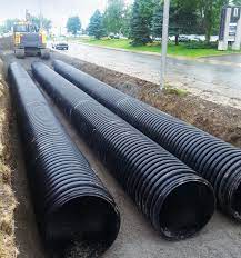 Culverts on ground