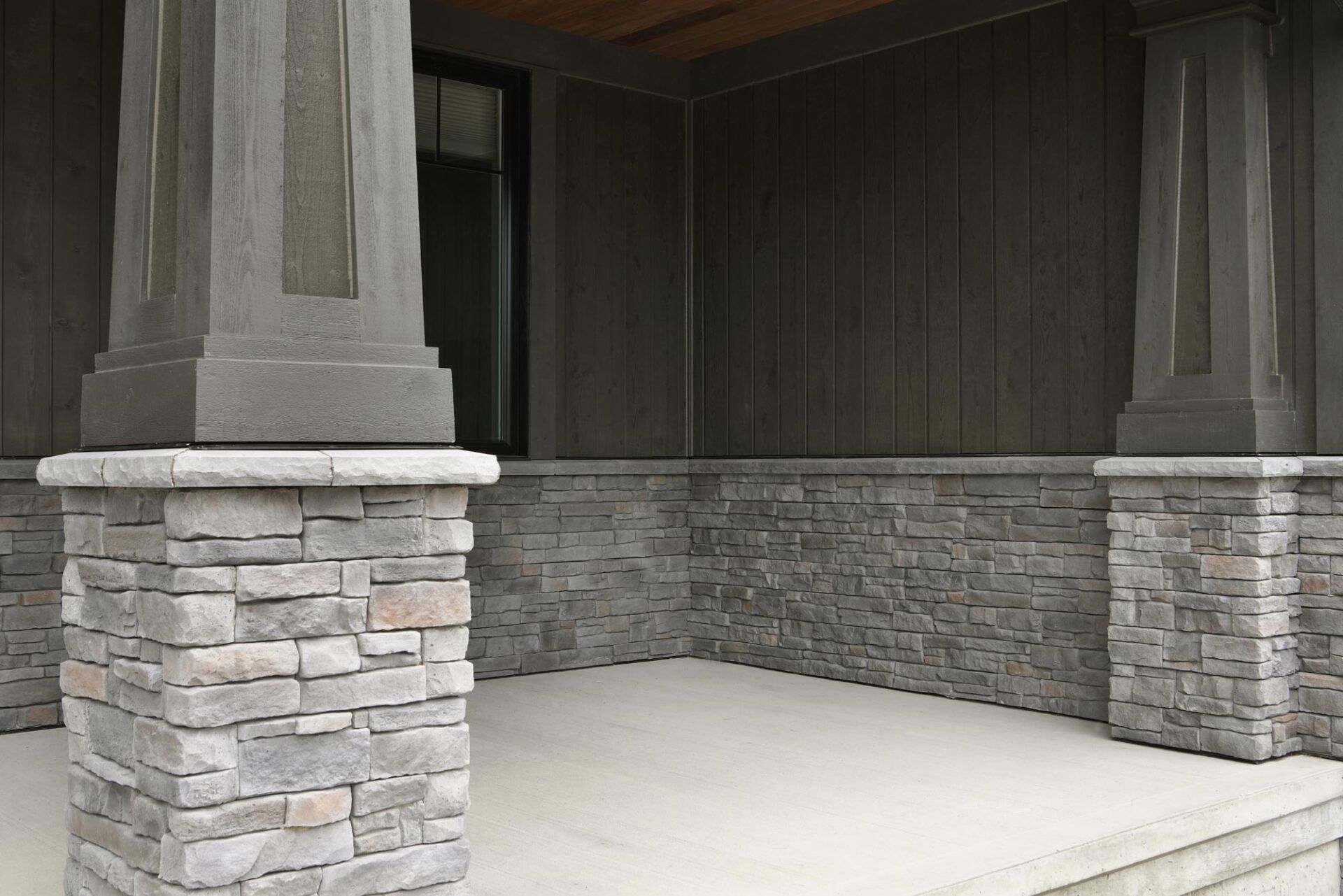 Fusion Stone on exterior